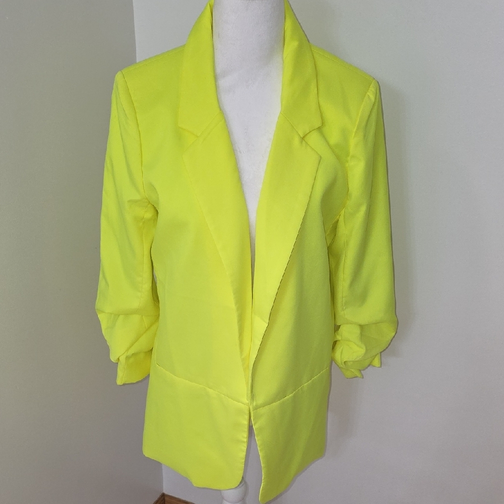 Vibrant Yellow Women's Blazer